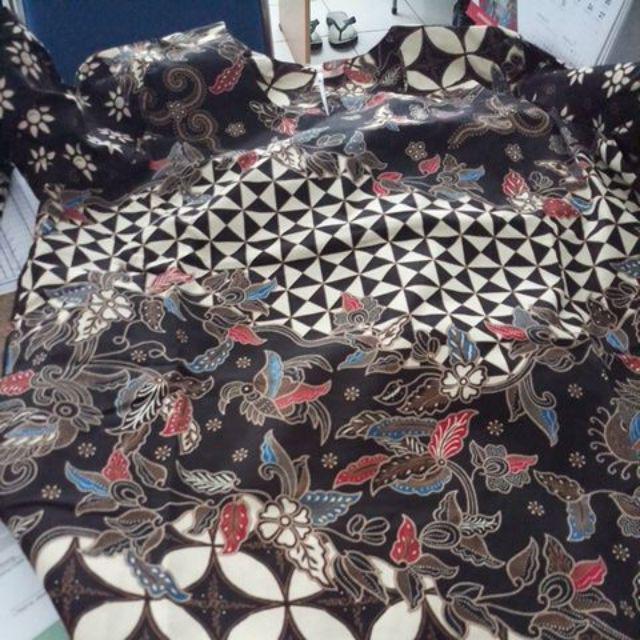 Atasan Blouse Batik Lengan Panjang Bahan Katun, Gwen Blouse#