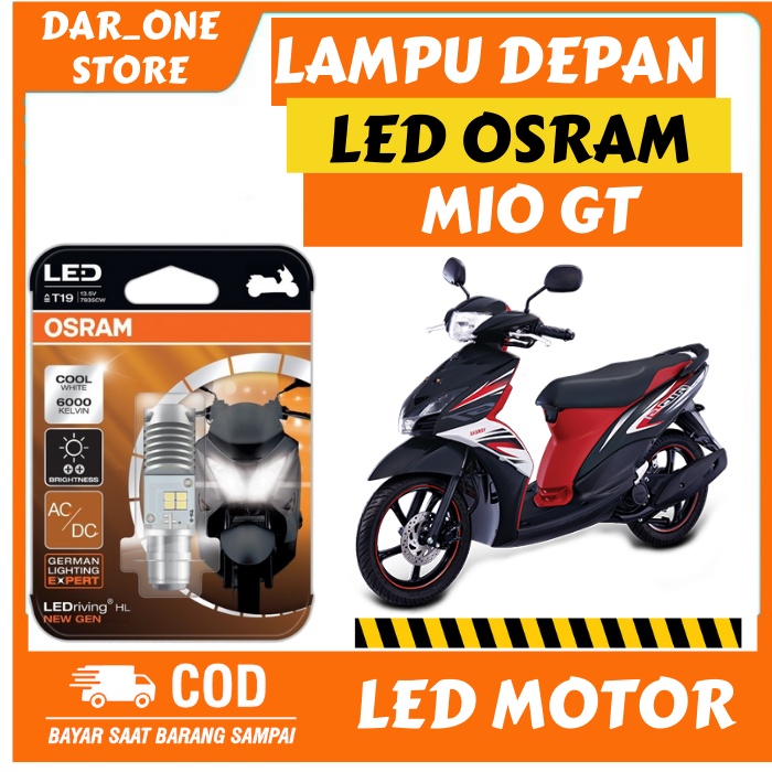 LAMPU DEPAN LED MOTOR YAMAHA MIO GT ORIGINAL OSRAM BERGARANSI