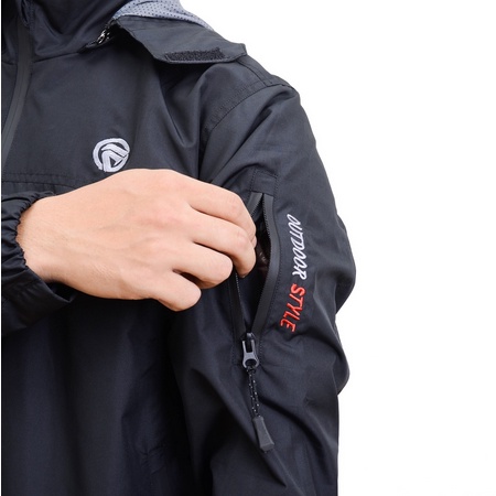 JAKET OUTDOOR PRIA FREESTYLE WATERPROOF ANTI AIR POLYESTER JAKET GUNUNG WINDPROOF TASLAN
