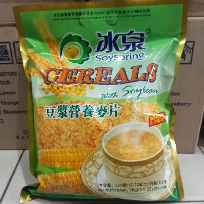 

Soyspring Instant Cereals with Soybean 20s / Sereal Instant dengan Susu Kedelai isi 20s