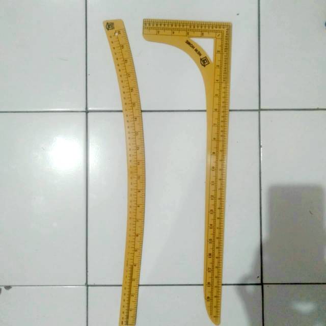 

Penggaris pola baju/ PENGGARIS SET BESAR