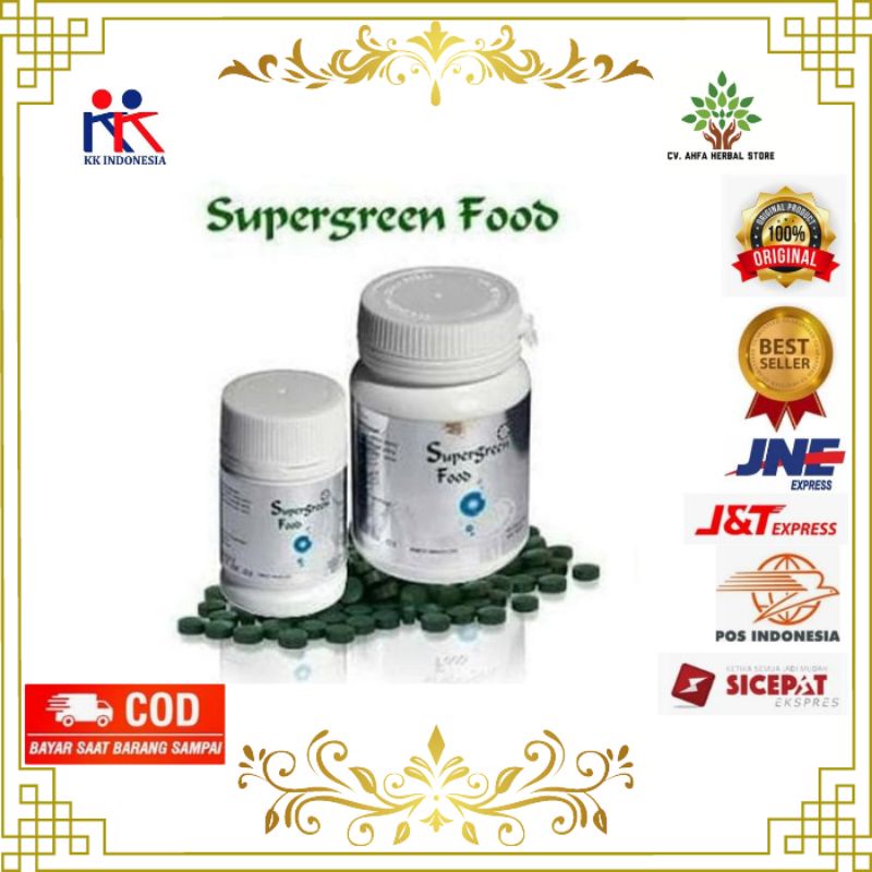Supergreenfood(SGF)50tablet, Suplemen Herbal, Suplemen Padat Gizi, Penambah Imun.