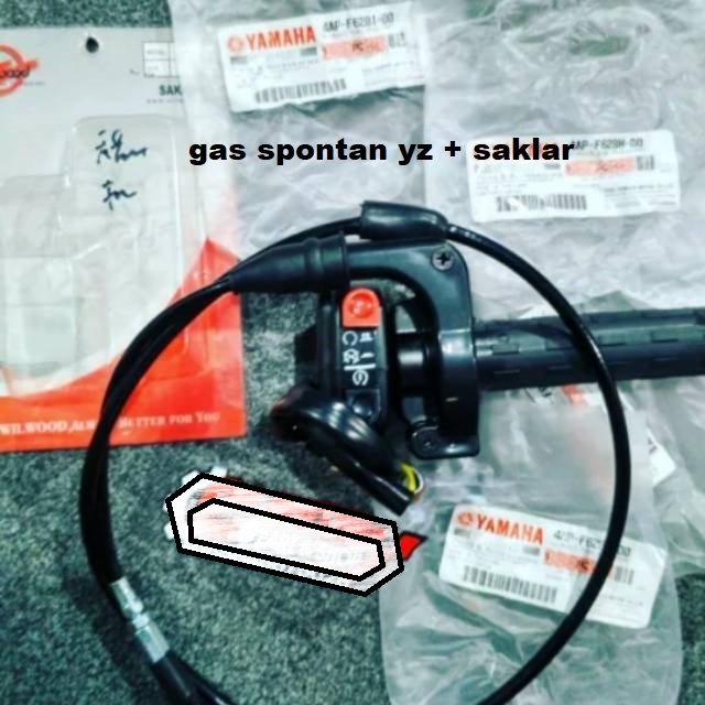 Gas spontan YZ original universal matic dan bebek klx crf rxking xi dll dora