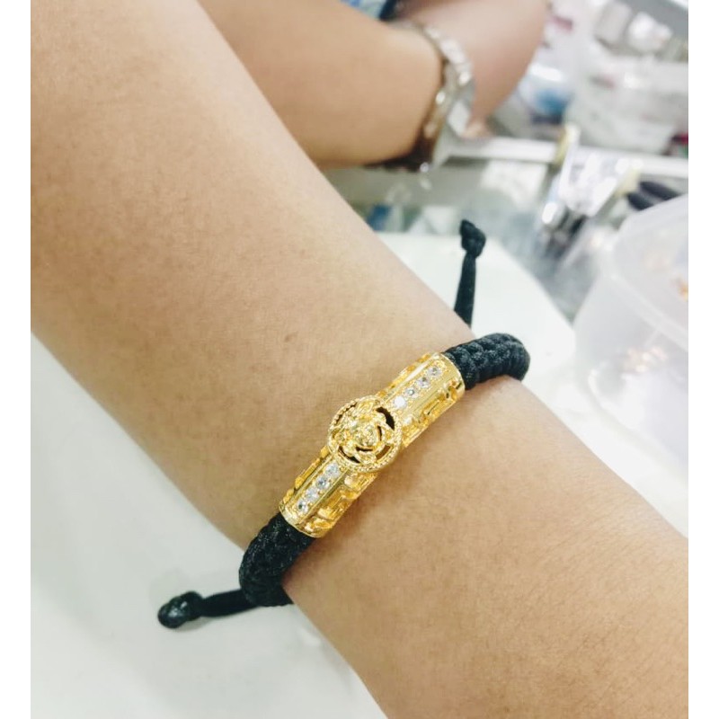 gelang tangan wanita // gelang serut //gelang tali//perhiasan pengganti emas//gelang