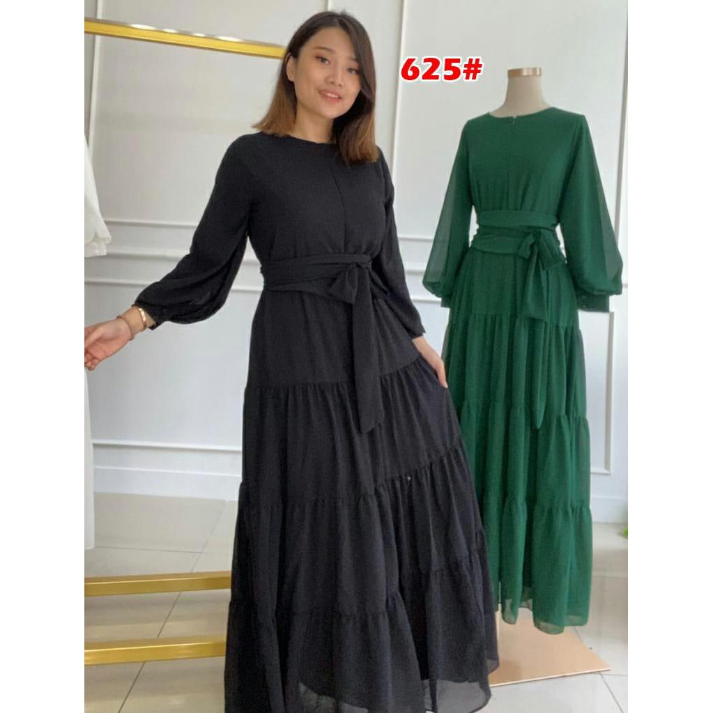 625#Baju Muslim/Ceruti Fashion/Muslim Wanita/Fashion wanita/Gamis Ceruty