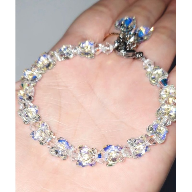Gelang anak swarovski kupu2 original. (Bisa buat untuk ukuran dewasa)