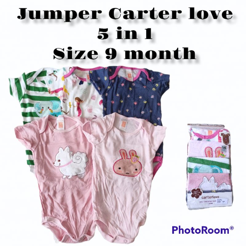 JUMPER CARTER LOVE 5 IN 1 SIZE 3-12 BULAN