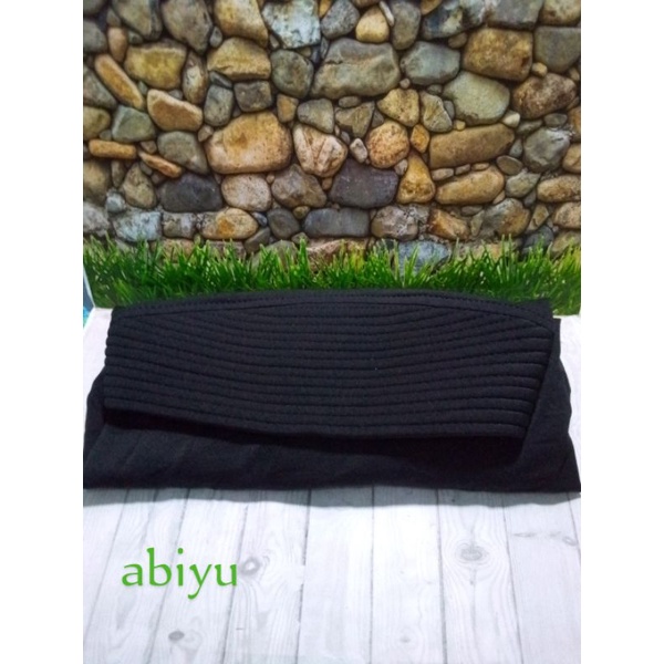 bergo dasya//oval polos//bergo dasya dewasa//bergo sekolah-Hitam