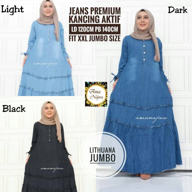 GAMIS JEANS LITHUANIA  JUMBO BY AMA NAJWA