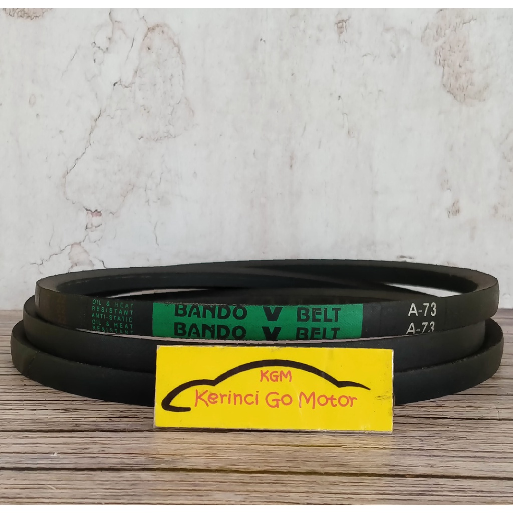 BANDO VAN BELT A-73 V BELT TALI KIPAS A73 FAN BELT VANBELT POLOS A-73