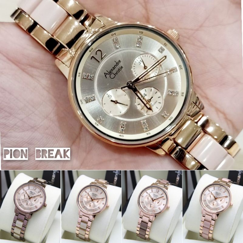 JAMTANGAN ALEXANDRE CHRISTIE CERAMIC WANITA AC 2933 | AC2933 KERAMIK ORIGINAL 2022