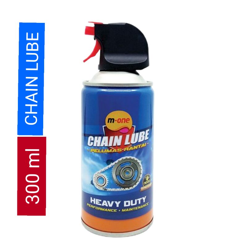 CHAIN LUBE M ONE 300 ML PELUMAS RANTAI, 100% ORIGINAL