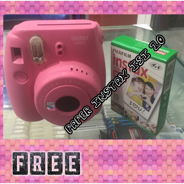 Kamera FujiFilm Instax mini 9 / FREE isi instax