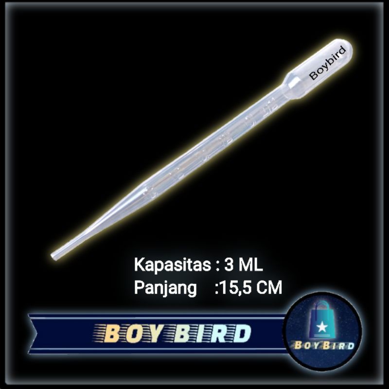 pipet plastik 3ml / pipet 3ml / pipet tetes / pipet plastik / pipet
