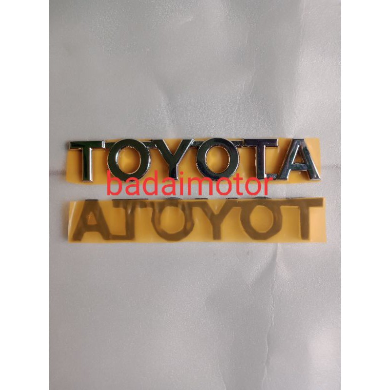 EMBLEM TULISAN TOYOTA