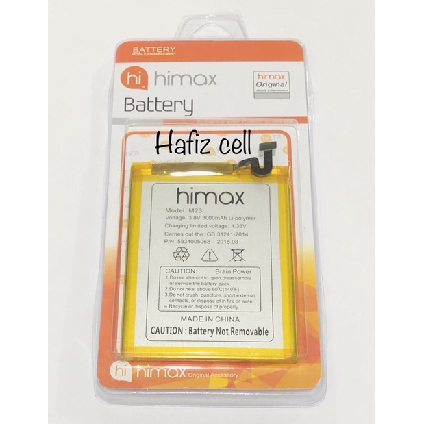 Battery batre Himax M23i soket