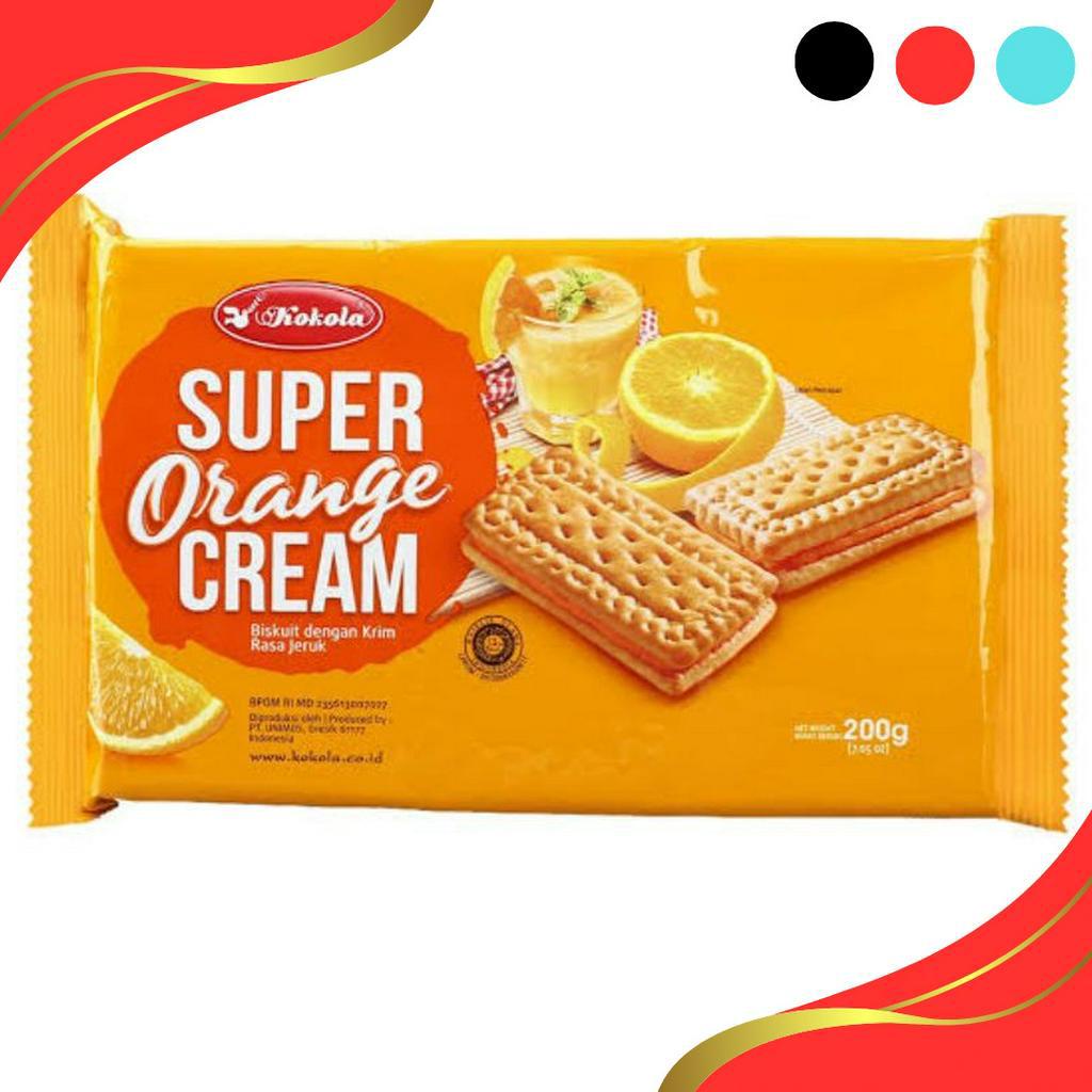 

BISA COD Kokola Super Cream Sandwich Biskuit Orange 18gr cocok u bingkisan hajatan acara nikahan hampers parcel lebaran idul Fitri
