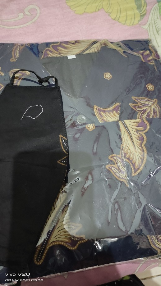 Kemeja Batik Ulu Kamulyan Navy Full Furing Katun Halus Sragenan Size M-xxl Asli Solo