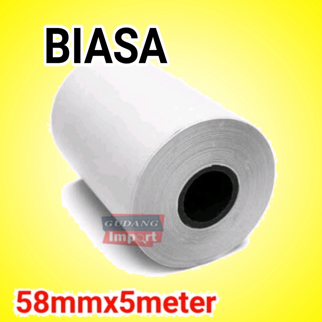 

KERTAS PRINTER THERMAL 58MM STRUK KASIR