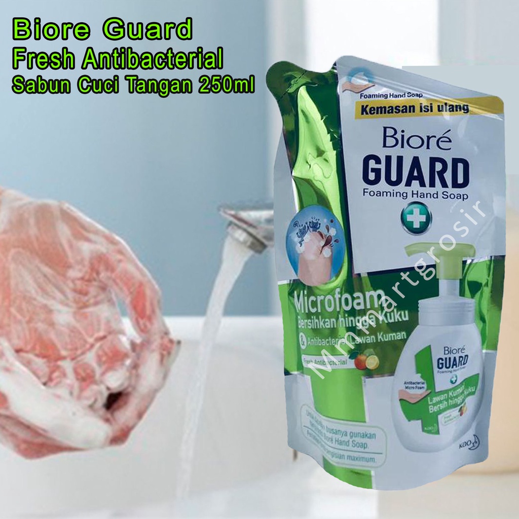 Biore Guard / Sabun Cuci Tangan / Fresh Antibacterial / 250ml