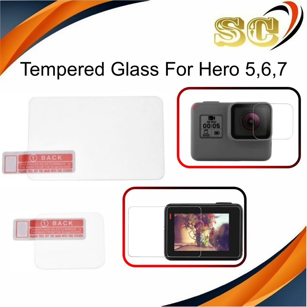 Tempered Glass / Anti Gores Gopro Hero 5, Hero 6, Hero 7