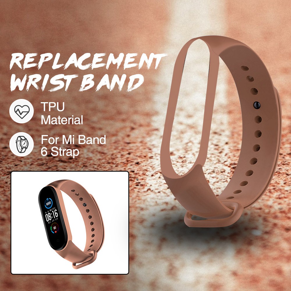 Strap Mi Band 6 5 Tali MiBand 6 5 Tali Jam Xiaomi Band 5 Pengganti Rubber