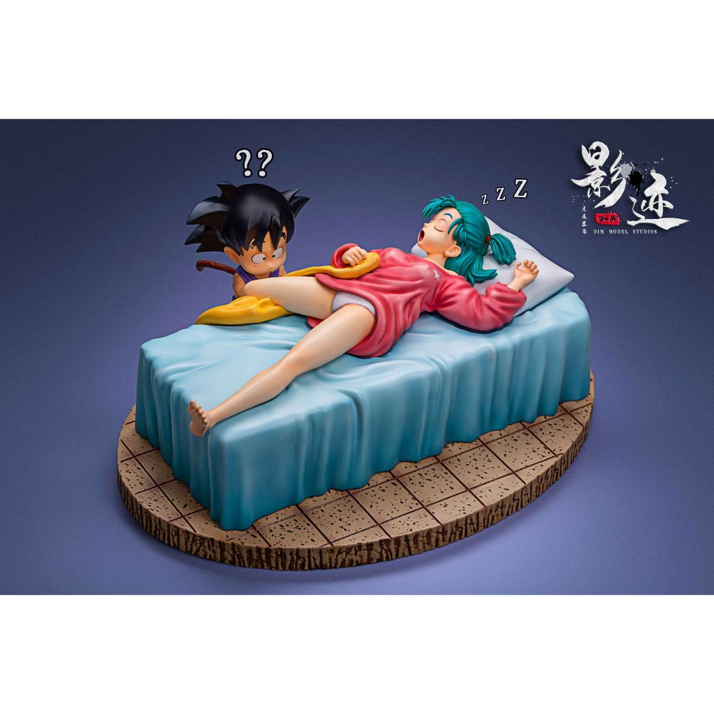 Statue DIM Studio Dragon Ball - Kid Goku &amp; Sleeping Bulma