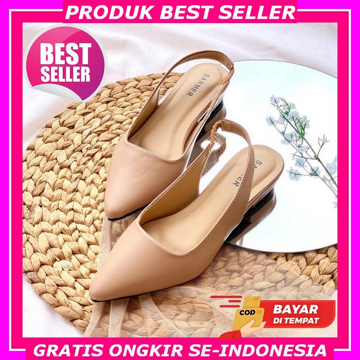 Sepatu Heels Wanita Syntetic Vwmt-093 Heels Hills Heel Sepatu Hak Tinggi Hak Tahu Sandal Haihil Ibu2