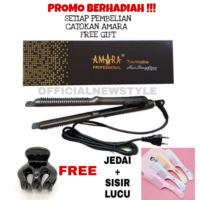 [READY FREE GIFT &amp; BUBBLE] CATOKAN AMARA 2 IN 1 PROFESSIONAL TOURMALINE 100% ORIGINAL GARANSI UANG KEMBALI