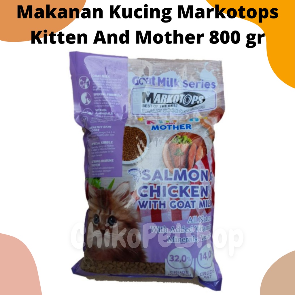 Makanan Kucing Markotops Kitten And Mother Dry Food 800gr