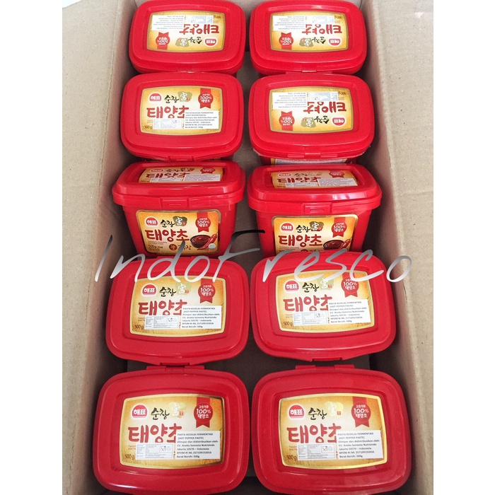 

Sambal-Aneka- Sajo Gochujang / Sambal Pasta Korea/ Hot Pepper Paste- 500Gr -Aneka-Sambal.