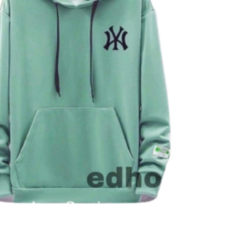 ♩ Sweater Cowok Cewek NY Hoodie Pria Wanita Ny Switer logo bordir ❀