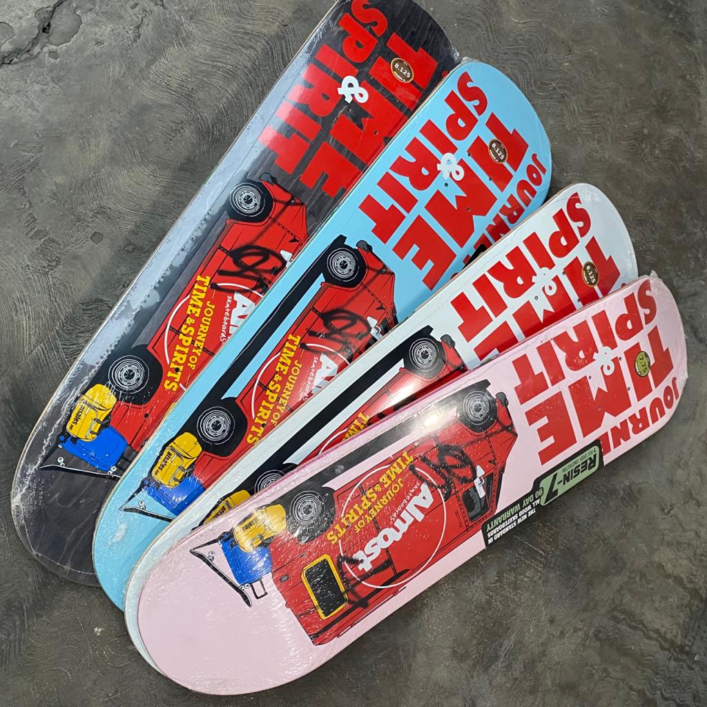 ALMOST skateboard deck original canadian maple daripada pake blank
