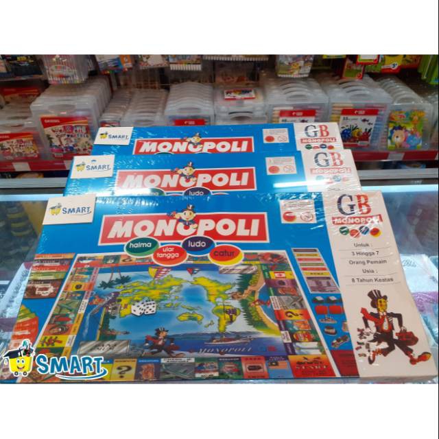 Monopoli GB Internasional 5IN1 GAME Monopoly Gaya Baru 5 in 1 game - 5 permainan 1 papan board game