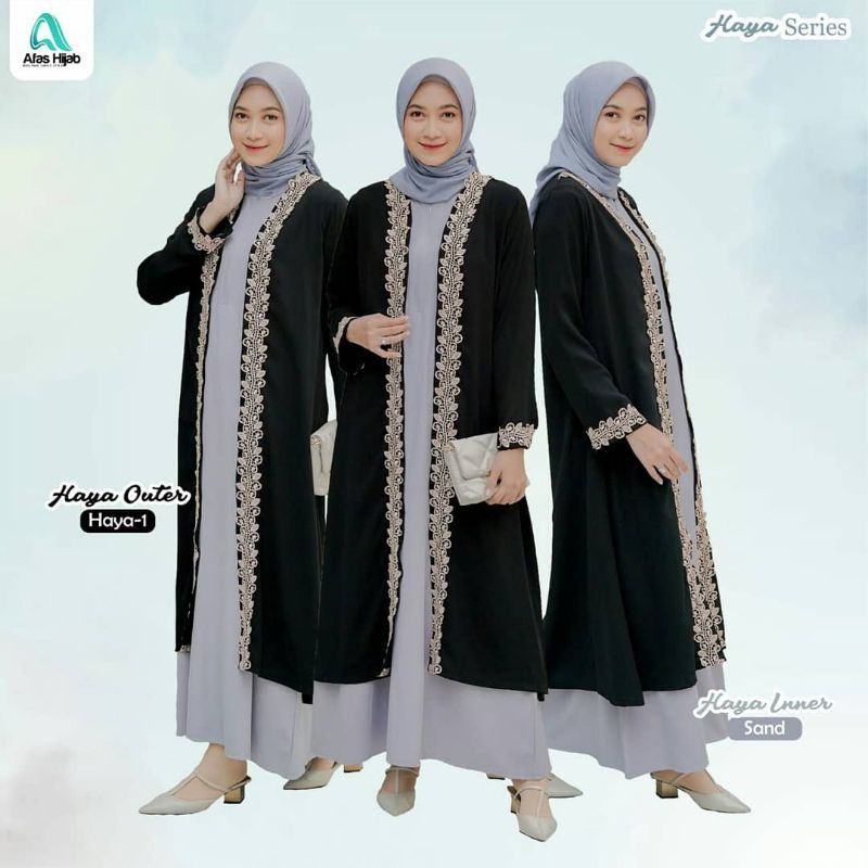 Set Haya Series - Outer & Inner | By Afas Hijab