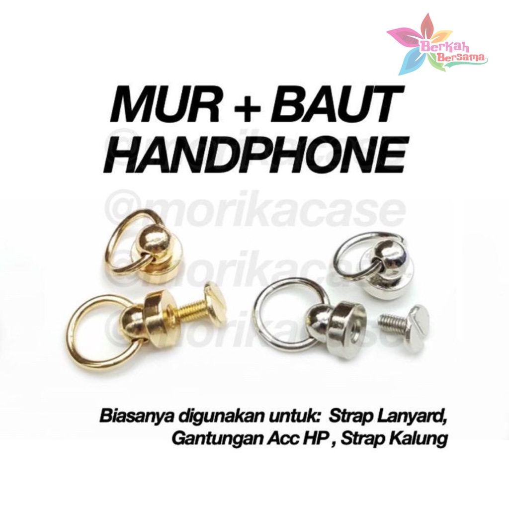 mur baut sekrup khusus sling slingcase lanyard pengait strap tali hp chain universal case BB6050