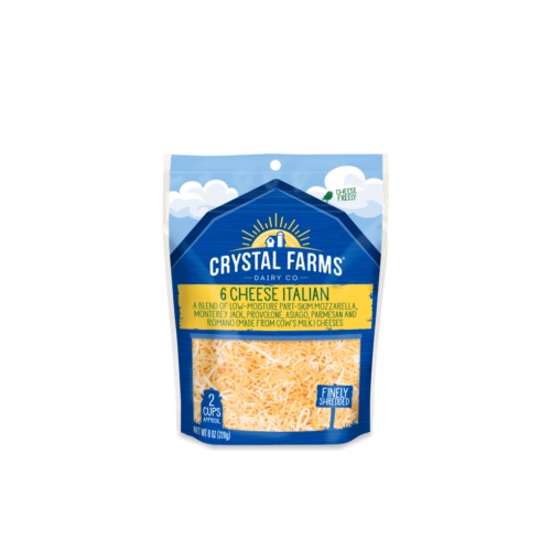 

crystal farms 6 cheese italian 226 gr
