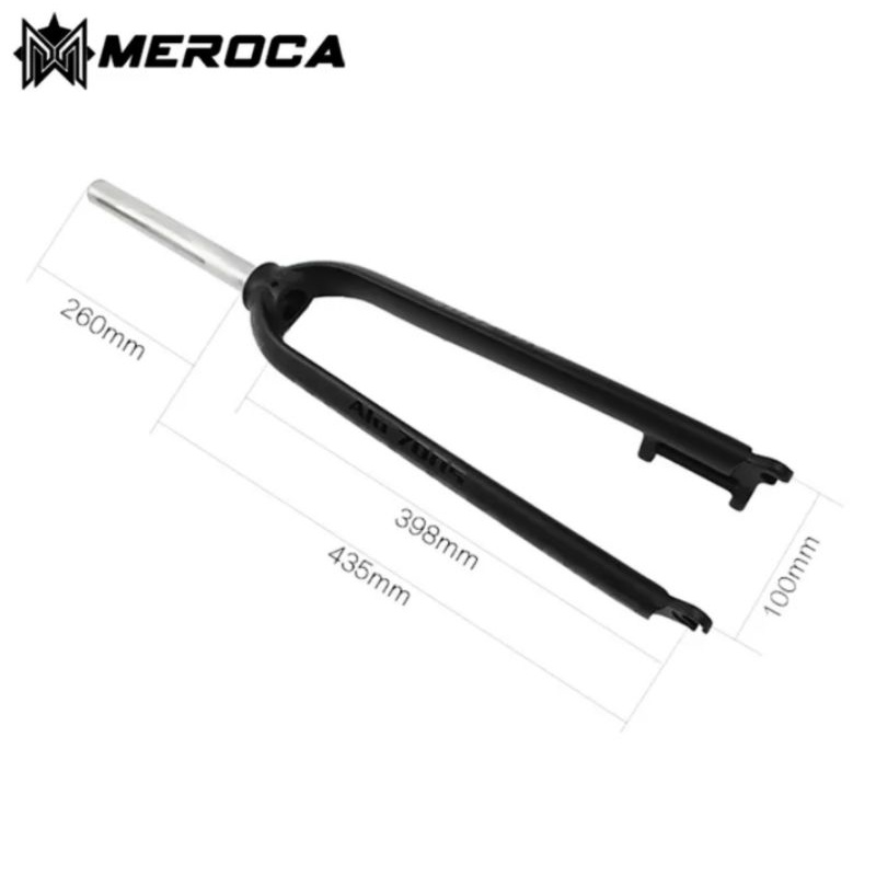 Meroca Fork Sepeda Rigid Disc Brake Hard Fork Sepeda Reflective