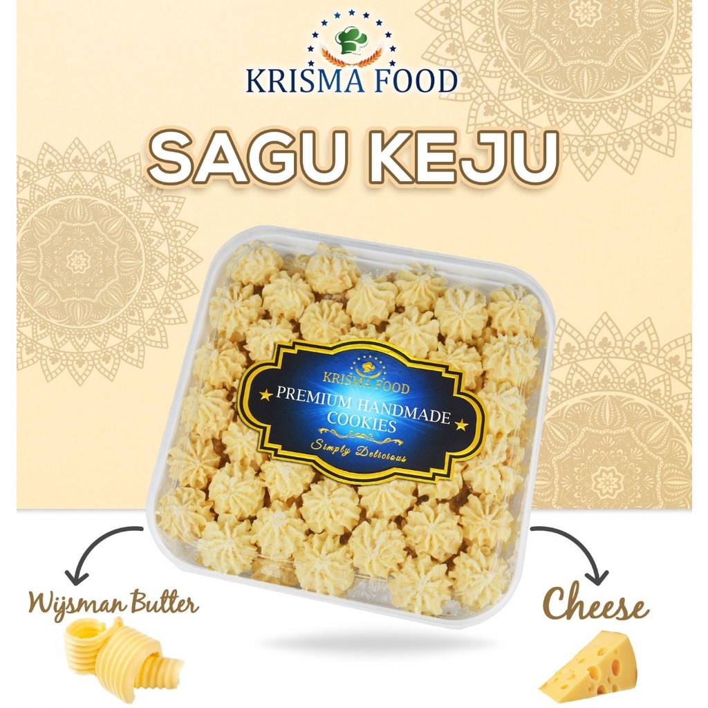 

.krisma food kue kering klasik kastengels sagu keju premium cookies - scp