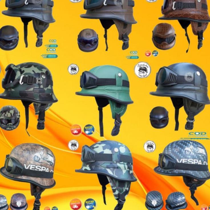 ン HELM RETRO MILENIAL NAZI CRAZY HITAM/HELM NAZI HITAM/HELM/HELM RETRO NAZI KLASIK KULIT/HELM KULIT/