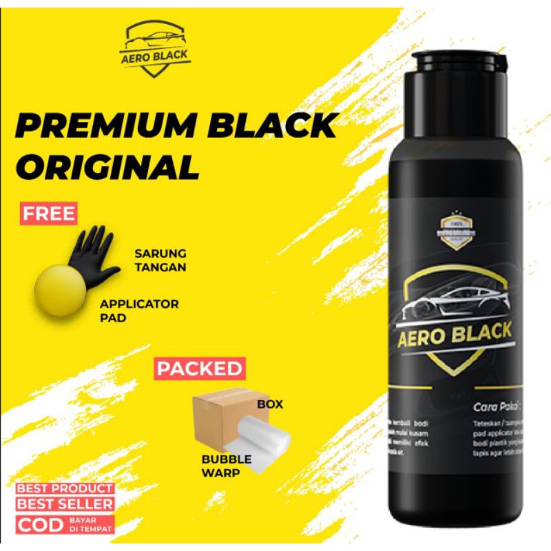 AERO BLACK 100ml - PREMIUM Penghitam bodi kendaraan