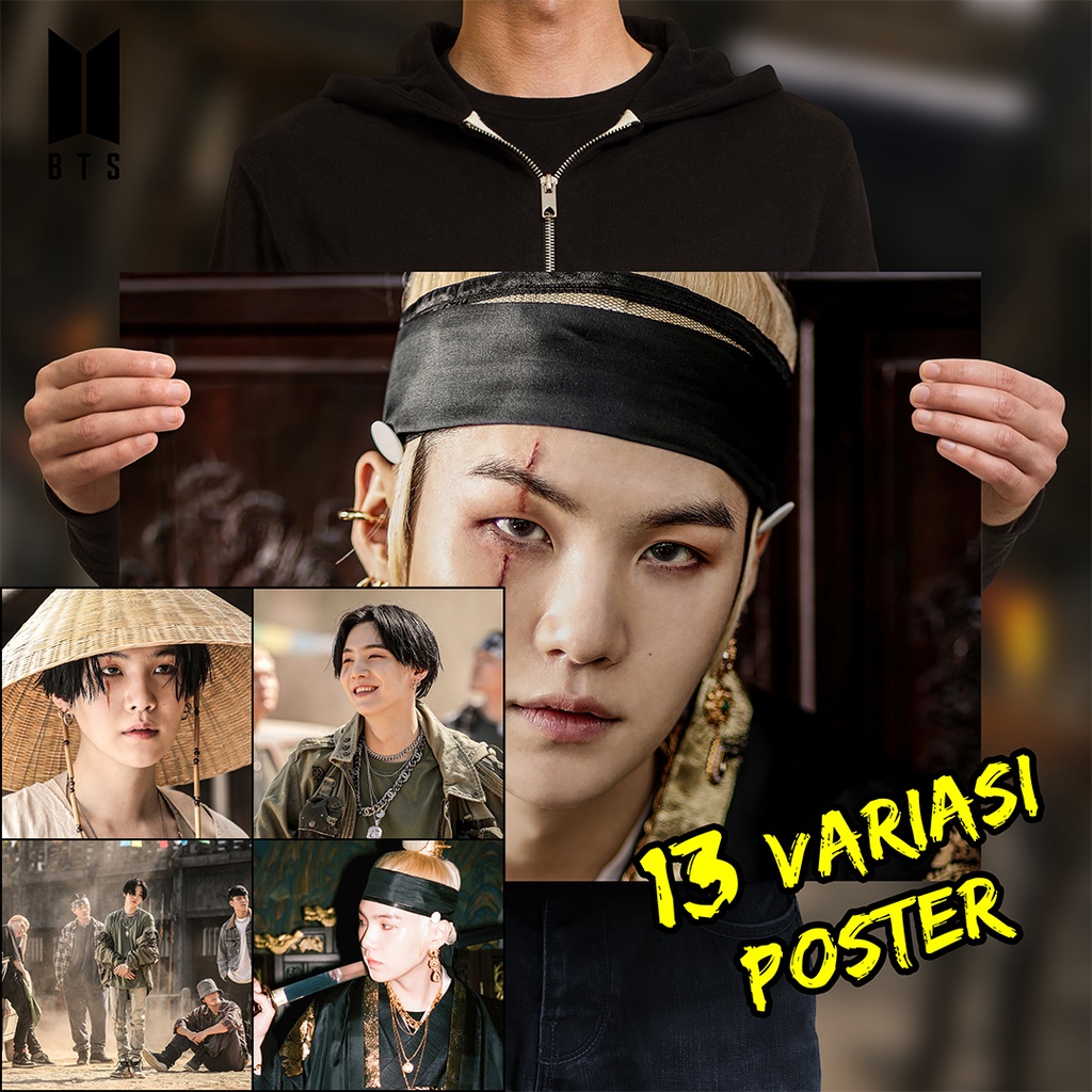 Poster Agust D (BTS SUGA/Min Yoon-gi) Daechwita Size A3+ Ultra HD