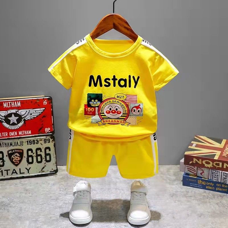 Medan Termurah Good quality Setelan anak import/Baju celana New born adem kaos import lembut &amp; halus buat baby