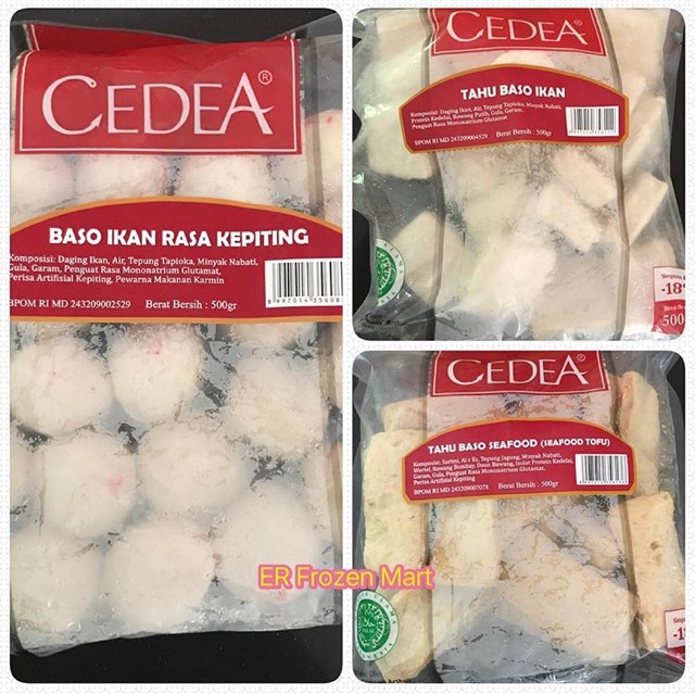 

Cedea Aneka Baso Ikan 500gr