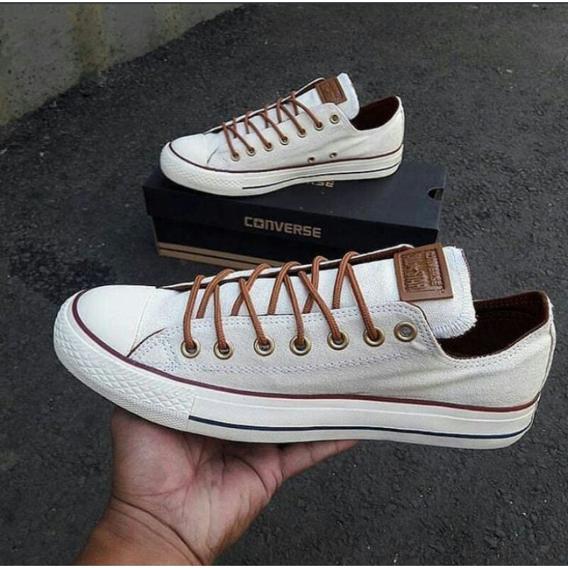 Sepatu Converse Peached OX White Grade Ori-Putih