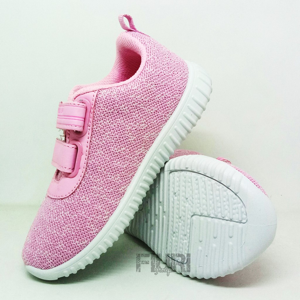 FIURI - New Era Original - KELSIE PEREKAT KIDS 27-34 - Sepatu Kets Anak Perempuan Laki-Laki - Sneakers Anak Cewek Cowok - Sepatu Olahraga Sport Anak Batita Balita Perekat - Sepatu Casual PEREKAT  Anak Kecil - Sepatu Sekolah Hitam Anak PAUD TK SD Murah