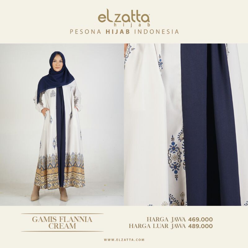 GAMIS FLANNIA / GAMIS TERBARU ELZATTA 2021