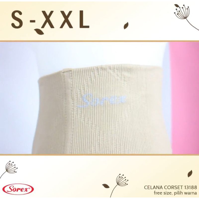 Sorex Shapewear collection celana korset corset Pelangsing Sorex CC 13188 setara M-XL