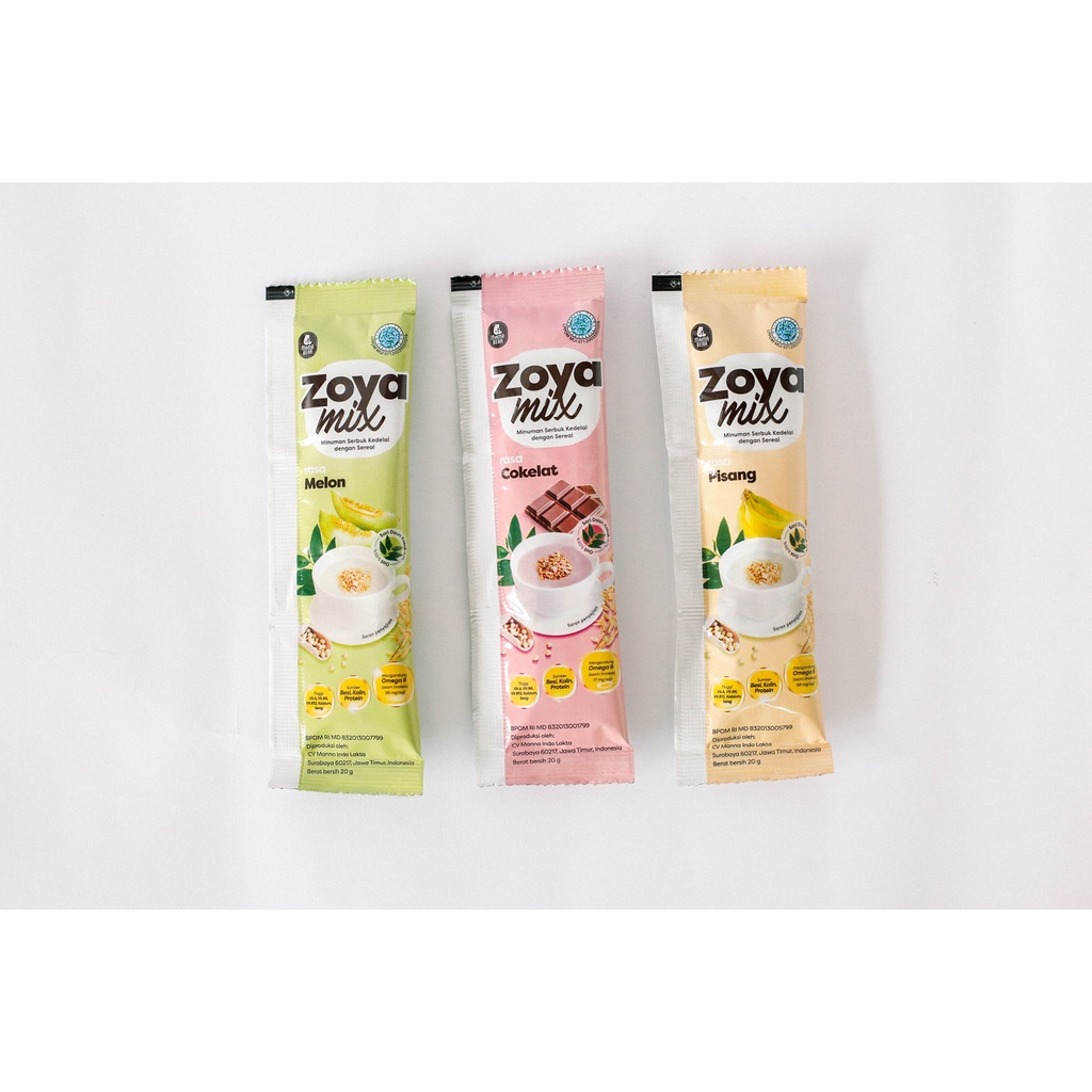 Zoya Mix Susu Kedelai + daun Katuk pelancar ASI Booster