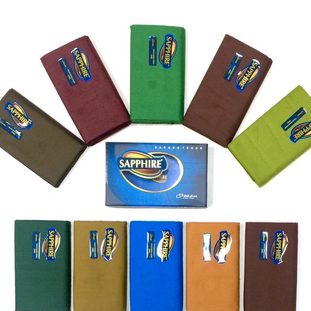 sarung shappire pwd/polos warna